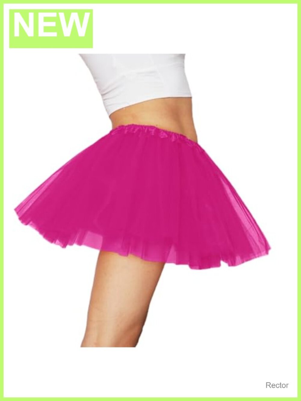 Women's 6-Layer Tulle Tutu Skirt Adult Halloween 80s Costume Short Full